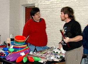 Greg Cohen and Infinite Illusions vendor table